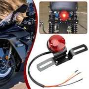 Clerance! Tail Light Brake Light Motorcycle Accessories Harley Cruise Prince Car Modified Retro Metal Tail Light Brake Light License Plate Brake Tail Light